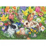 Puzzle   Pièces XXL - Easter Bunnies