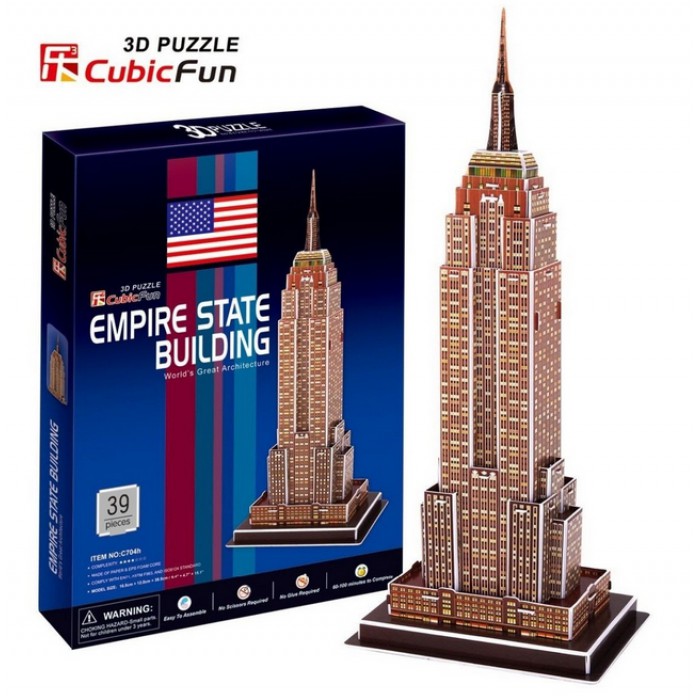  Cubic-Fun-C704H Puzzle 3D - New York : Empire State Building