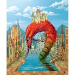  HCM-Kinzel-69122 Puzzle en Bois - Crevette Rouge