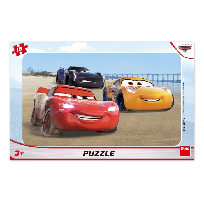  Dino-30133 Puzzle Cadre - Cars Racing