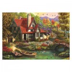 Puzzle  Dino-50251 Cottage by the Lake