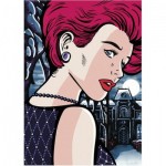 Puzzle  Dino-53271 Pop Art - Mysterious Woman