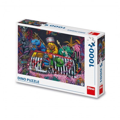 Puzzle Dino-53308 Monster Tour