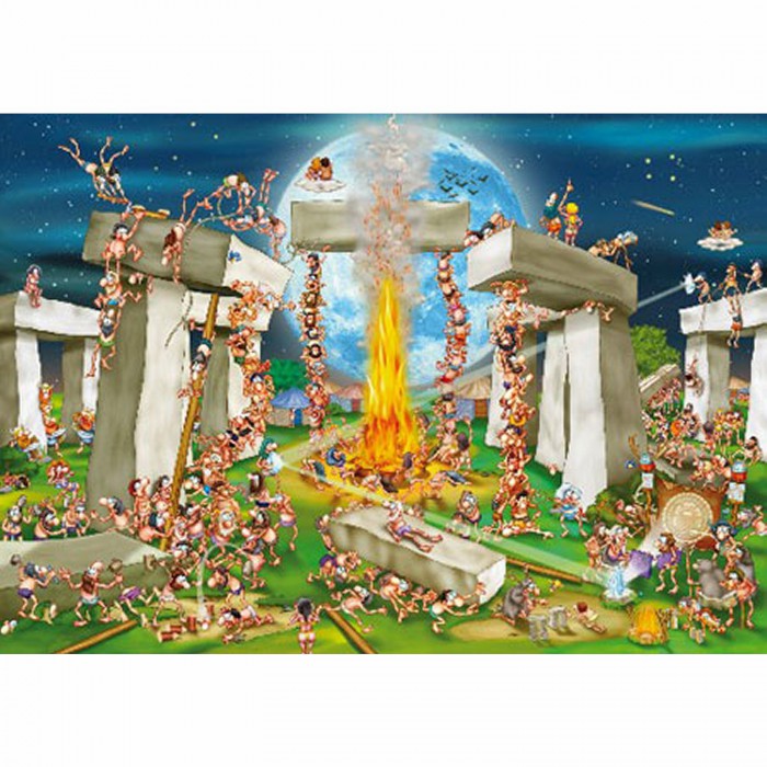 Puzzle  DToys-70906 Cartoon Collection - Stonehenge