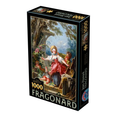 Puzzle Dtoys-72702 Jean-Honoré Fragonard: Blind Man's Bluff