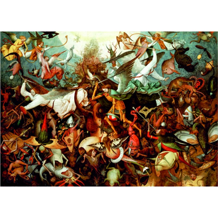 Puzzle  Dtoys-72900 Brueghel Pieter : La Chute des Anges Rebelles, 1562