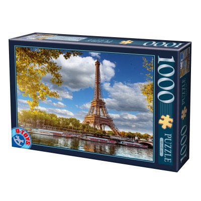 Puzzle Dtoys-74805 La Tour Eiffel, Paris