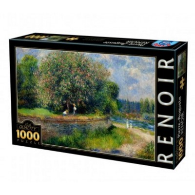 Puzzle DToys-74904 Auguste Renoir - Marronnier en fleurs