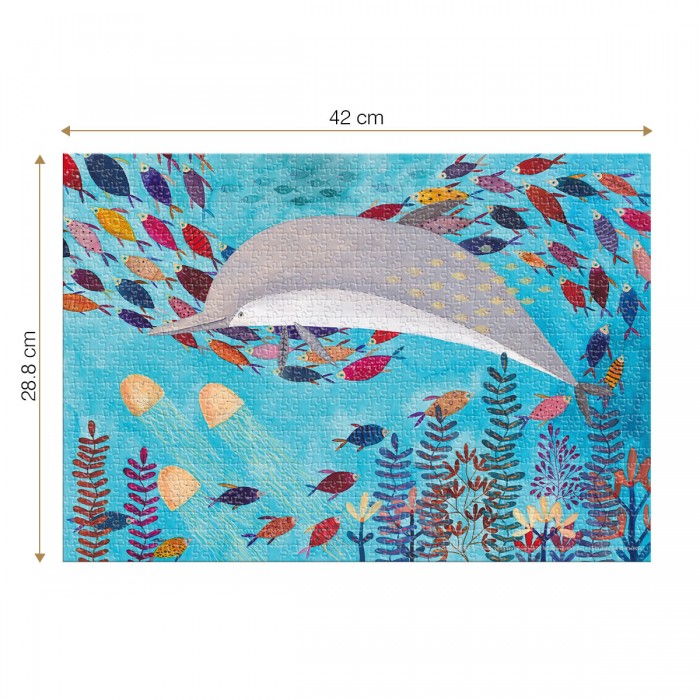 Puzzle  Dtoys-78469 Tropical - Monde Aquatique