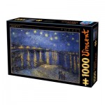 Puzzle   Van Gogh Vincent - Nuit Etoilée sur le Rhône