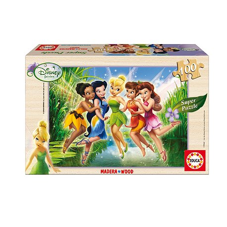 Educa-14659 Puzzle en Bois - Disney Fairies