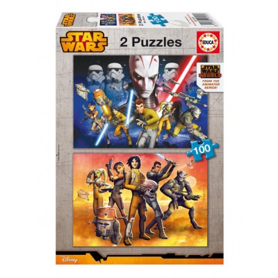 Educa-16169 2 Puzzles - Star Wars Rebels