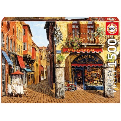 Puzzle Educa-16770 Salumeria, Viktor Shvaiko - Colors of Italy