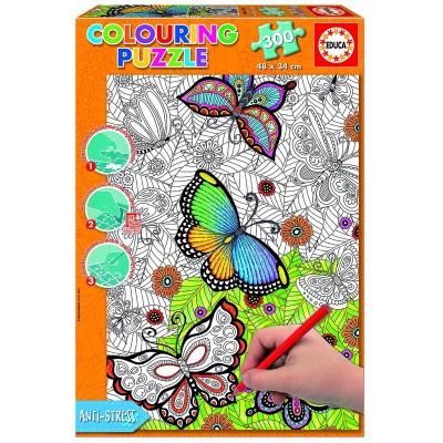Educa-17089 Puzzle à Colorier - All Good Things are Wild and Free