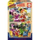 2 Puzzles en Bois - Mickey and The Roadster Racers