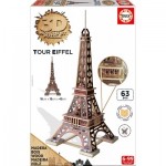   Puzzle 3D en Bois - Tour Eiffel