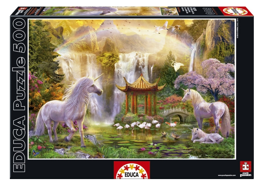 Puzzle phosphorescent Licorne - 500 pcs