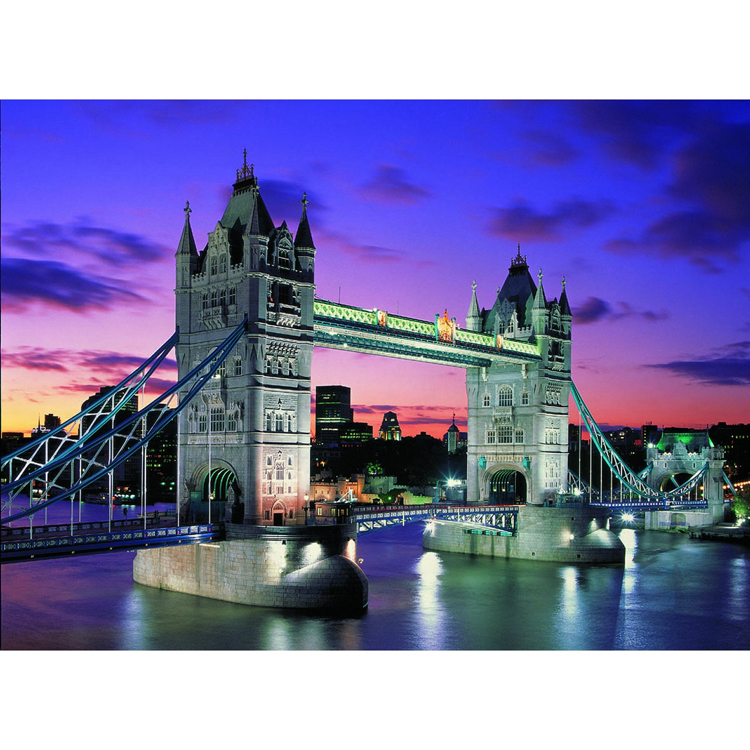 Puzzle phosphorescent - Tower Bridge de Londres Educa-10113 1000
