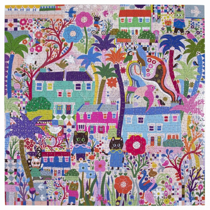 Puzzle   CHATS EN VILLE