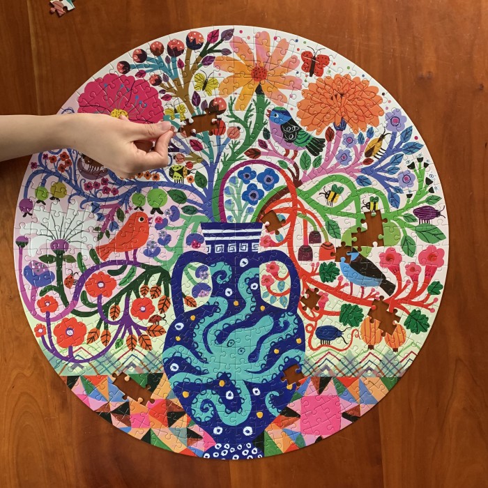 Puzzle   Pièces XXL - OISEAUX ET FLEURS