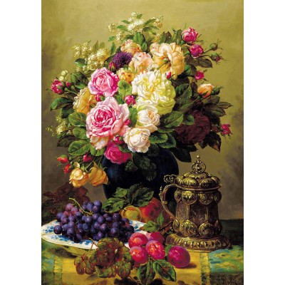 Puzzle Enjoy-Puzzle-1107 Jean-Baptiste Robie - Still Life with Roses
