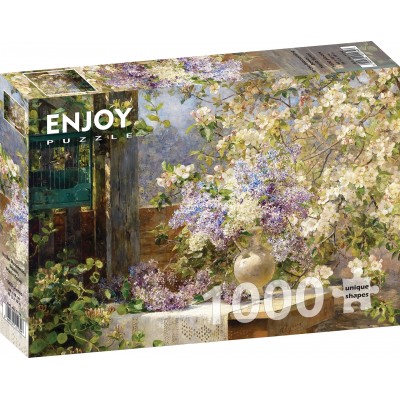 Puzzle Enjoy-Puzzle-1134 Marie Egner : Dans la Tonnelle Fleurie