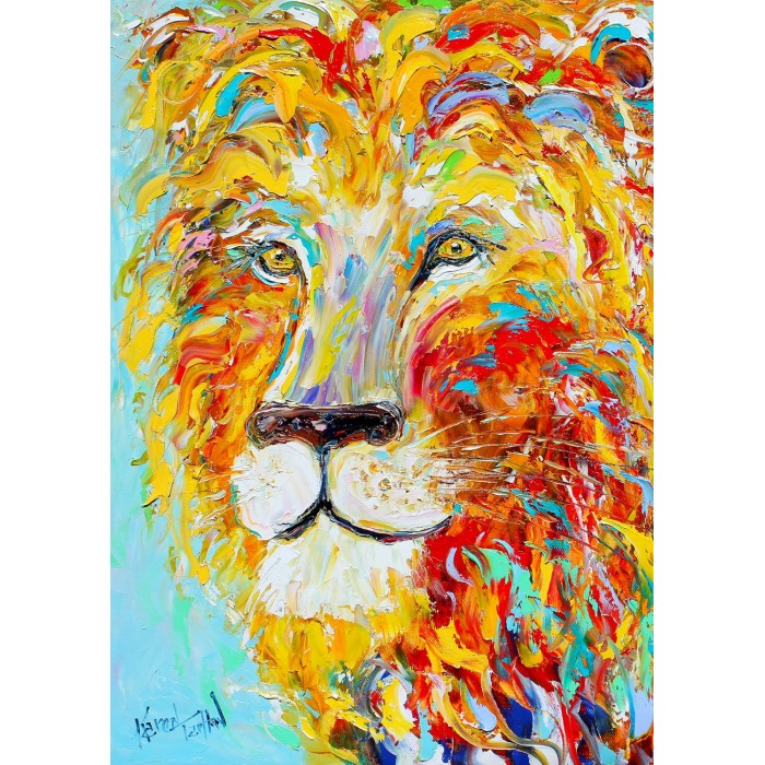 Puzzle  Enjoy-Puzzle-1416 Lion Coloré