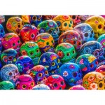 Puzzle  Enjoy-Puzzle-1464 Colorful Skulls
