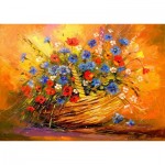 Puzzle  Enjoy-Puzzle-1687 Basket with Flowers