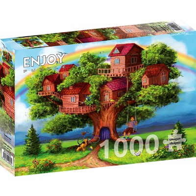 Puzzle Enjoy-Puzzle-2053 Les Cabanes dans les Arbres