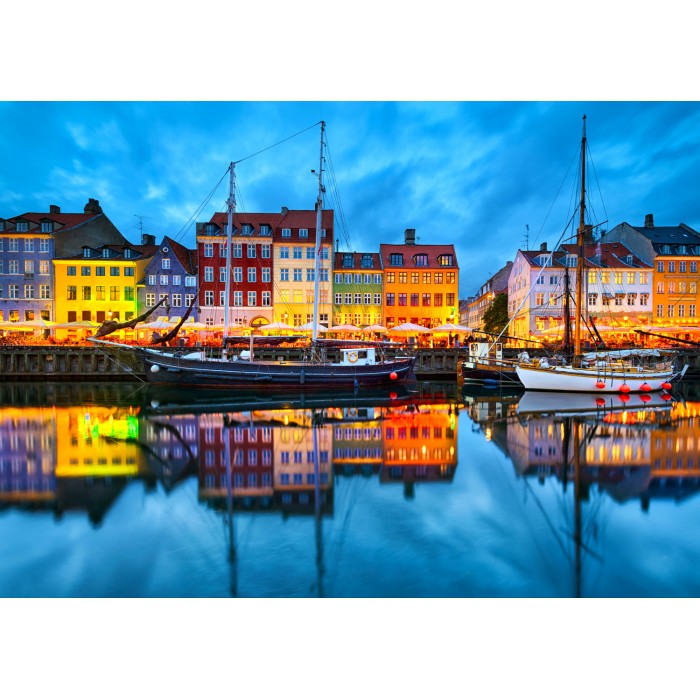 Puzzle  Enjoy-Puzzle-2066 Vieux port de Copenhague