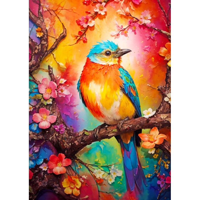 Puzzle  Enjoy-Puzzle-2147 Oiseau Coloré