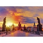 Puzzle   Charles Bridge at Sunset, Prague