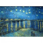 Puzzle   Vincent Van Gogh : Nuit étoilée sur le Rhône