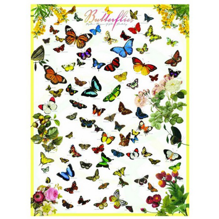 Puzzle Eurographics-6000-0077 Papillons