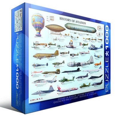Puzzle Eurographics-6000-0086 Histoire de l'Aviation