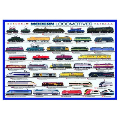 Puzzle Eurographics-6000-0091 Locomotives