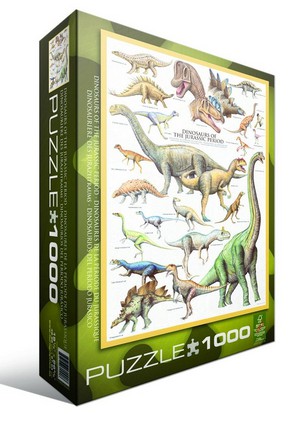 Puzzle Eurographics-6000-0099 Les Dinosaures - Période du Jurassique
