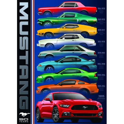 Puzzle Eurographics-6000-0699 Ford Mustang 50th Anniversary