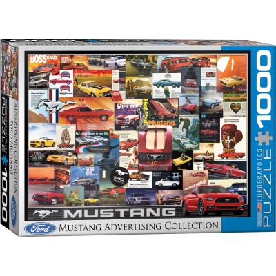 Puzzle Eurographics-6000-0748 Ford Mustang Advertising Collection