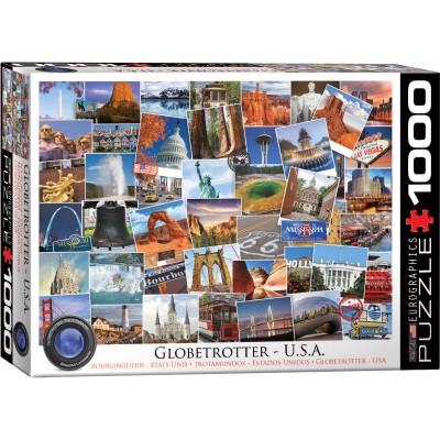 Puzzle Eurographics-6000-0750 Globetrotter USA