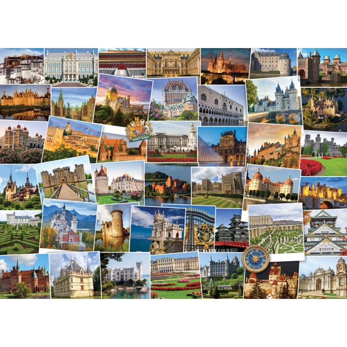 Puzzle  Eurographics-6000-0762 Globetrotter - Châteaux et Palaces