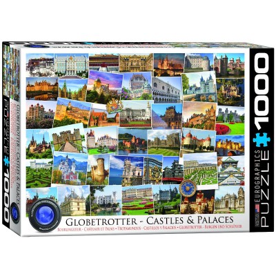 Puzzle Eurographics-6000-0762 Globetrotter - Châteaux et Palaces