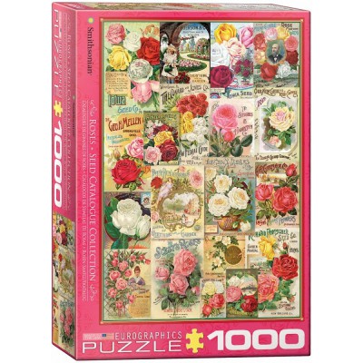 Puzzle Eurographics-6000-0810 Catalogue de Graines de Roses
