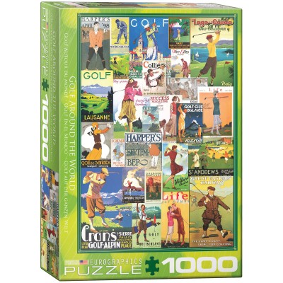 Puzzle Eurographics-6000-0933 Golf Around the World