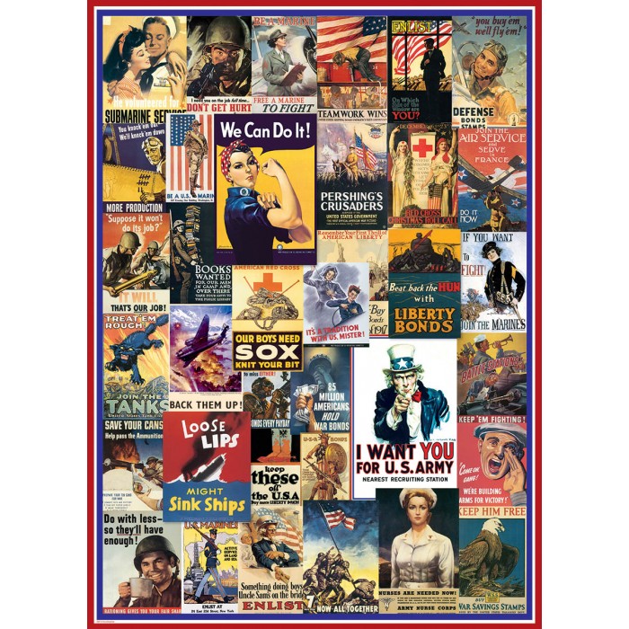 Puzzle  Eurographics-6000-0937 World War I & II Vintage Posters