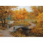 Puzzle  Eurographics-6000-0979 Autumn in an Old Park by Eugene Lushpin