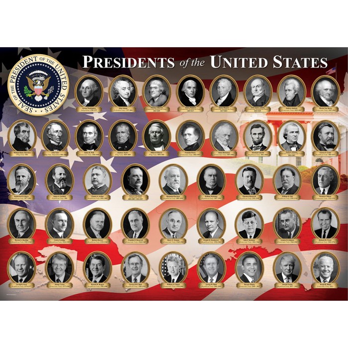 Puzzle Eurographics-6000-1432 Présidents des Etats-Unis