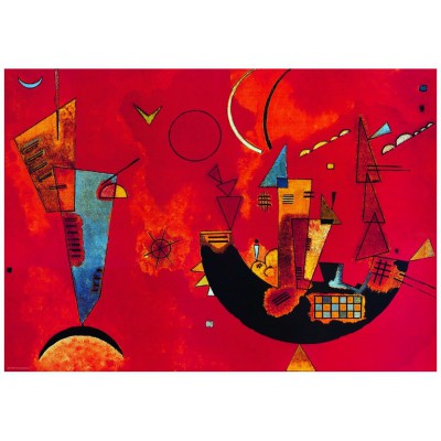 Puzzle Eurographics-6000-1495 Wassily Kandinsky : Avec et Contre