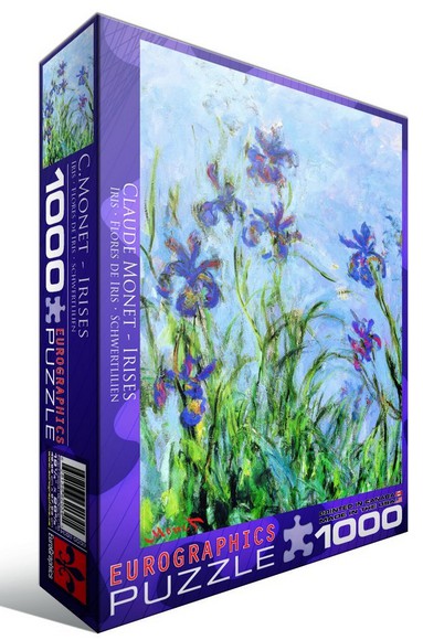 Puzzle Eurographics-6000-2034 Claude Monet : Iris (détail)